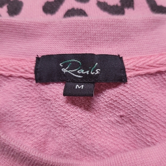 Rails Ramona Pink Jaguar Sweatshirt - Picture 3 of 5